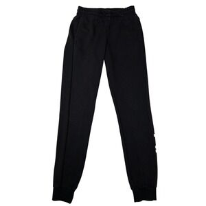 Adidas Black Joggers Sweatpants XS Wordmark Logo Athletic Pants